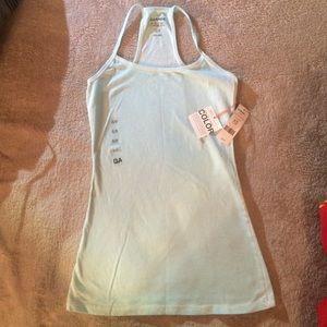 Garage Light Blue Racerback Tank Top